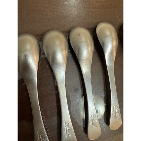 Robert Welch PENDULUM18/10 Stainless Satin Modern Set of 5 Teaspoons 6 3/8" - Picture 3 of 6